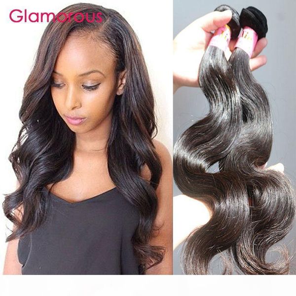 glamorous brazilian virgin hair 2 bundles body wave human hair weaves peruvian brazilian indian malaysian human hair extensions 100g pcs, Black
glamorous brazilian virgin hair 2 bundles body wave human hair weaves peruvian brazilian indian malaysian human hair extensions 100g pcs, Black