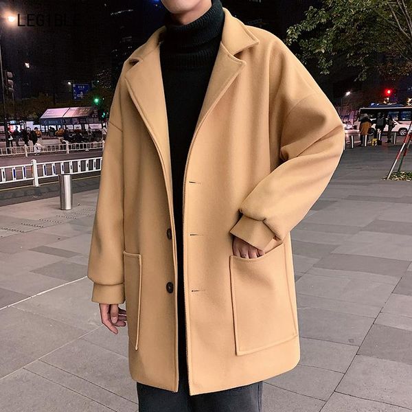 legible solid wool coat mens casual winter jacket men turndown collar jackets coats male casual korean mens wool jackt, Black
legible solid wool coat mens casual winter jacket men turndown collar jackets coats male casual korean mens wool jackt, Black