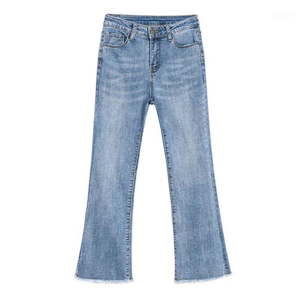 women's jeans women's 2021 spring summer micro flare stretchy thin wild pants1, Blue
women's jeans women's 2021 spring summer micro flare stretchy thin wild pants1, Blue