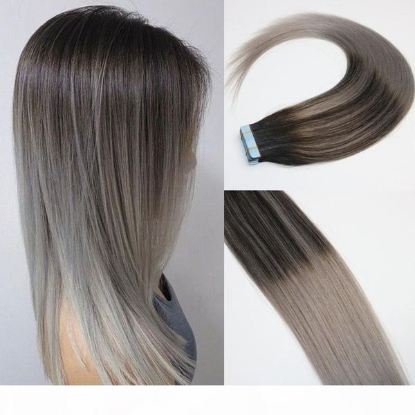 balayage ombre color 2 brown fading to grey brazilian remy hair glue skin weft pu tape hair extensions 16 18 20 22 24inch, Black
balayage ombre color 2 brown fading to grey brazilian remy hair glue skin weft pu tape hair extensions 16 18 20 22 24inch, Black