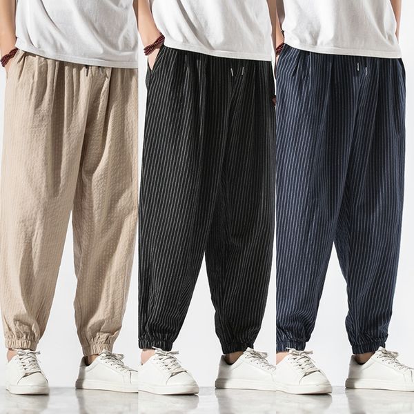 big size ethnic casual striped harem for men korean version loose cotton hemp leggings and pantsethnic lantern pants lantern pants for men q, Blue
big size ethnic casual striped harem for men korean version loose cotton hemp leggings and pantsethnic lantern pants lantern pants for men q, Blue