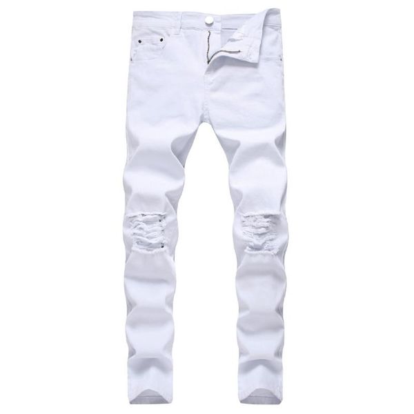 men's jeans solid white ripped men 2021 classic retro mens skinny brand elastic denim pants trousers casual slim fit pencil pant, Blue
men's jeans solid white ripped men 2021 classic retro mens skinny brand elastic denim pants trousers casual slim fit pencil pant, Blue