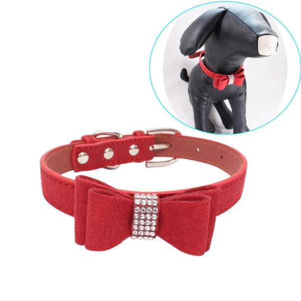 dog collars & leashes 1pc adjustable cat collar soft fashion rhinestone bowknot for pet kitten puppy leather shining necklace supplies
dog collars & leashes 1pc adjustable cat collar soft fashion rhinestone bowknot for pet kitten puppy leather shining necklace supplies