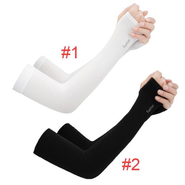 1 pair ice silk breathable uv protection cool cycling running arm sleeves fitness basketball fishing climbing elbow pad sport, Black;gray
1 pair ice silk breathable uv protection cool cycling running arm sleeves fitness basketball fishing climbing elbow pad sport, Black;gray