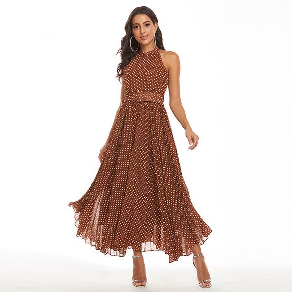 2020 new halter female summer leisure wave dressed up as a shore holiday with no sleeves long beach a3h7, Black;gray
2020 new halter female summer leisure wave dressed up as a shore holiday with no sleeves long beach a3h7, Black;gray