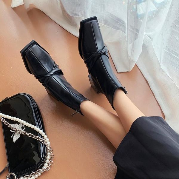 boots mljuese 2021 women ankle cow leather winter short plush square toe zipper butterfly-knot high heels female size 401, Black
boots mljuese 2021 women ankle cow leather winter short plush square toe zipper butterfly-knot high heels female size 401, Black
