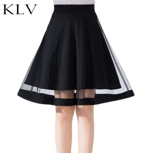 womens summer high waist pleated swing knee length tutu skirt sheer mesh patchwork solid black color lined dance party petticoat1
womens summer high waist pleated swing knee length tutu skirt sheer mesh patchwork solid black color lined dance party petticoat1