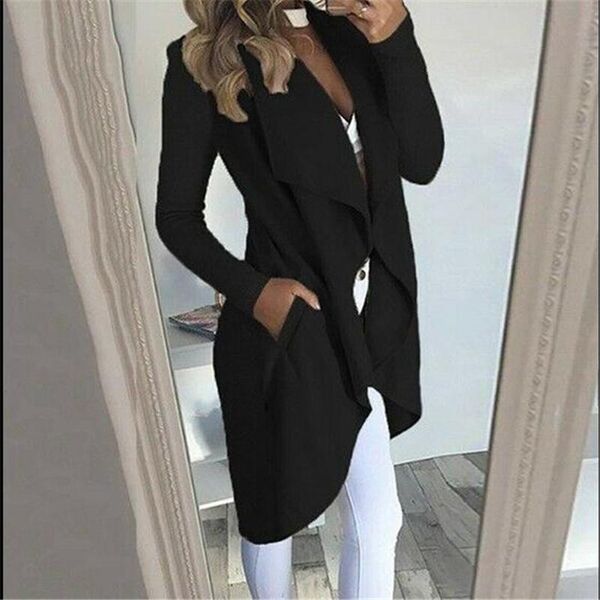 women's trench coats female cardiagan long solid color 2021 sleeves fashion ladies' autumn casual slim outwear selling, Tan;black
women's trench coats female cardiagan long solid color 2021 sleeves fashion ladies' autumn casual slim outwear selling, Tan;black