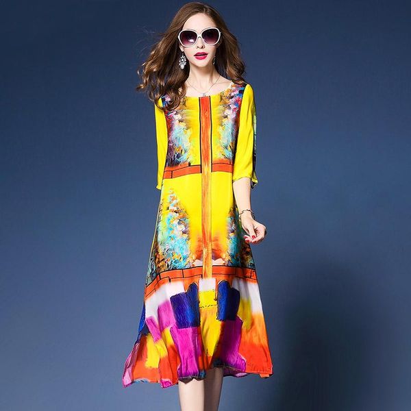 casual dresses summer dress 2021 women imitate real silk plus size loose vintage a-line print lady beach, Black;gray
casual dresses summer dress 2021 women imitate real silk plus size loose vintage a-line print lady beach, Black;gray