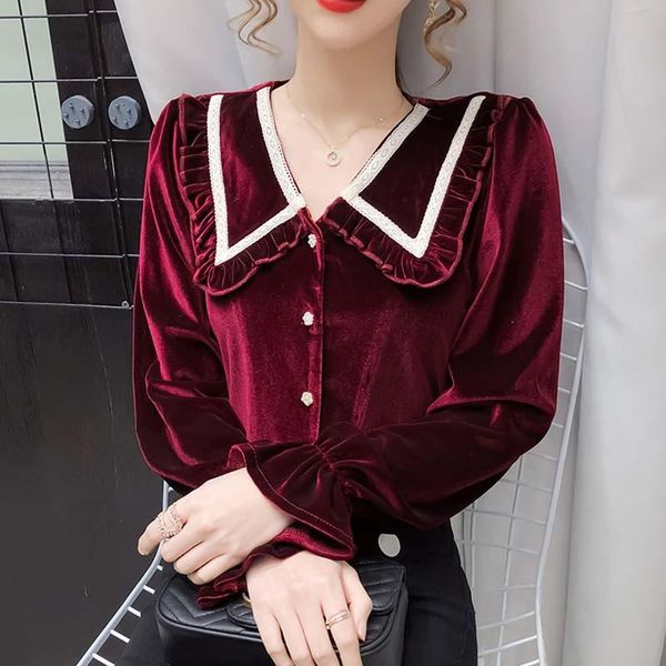 korean womens fashion elegant ladies speaker long sleeve blouse office shirt luxury female clothes fall cotton party blouse, White
korean womens fashion elegant ladies speaker long sleeve blouse office shirt luxury female clothes fall cotton party blouse, White