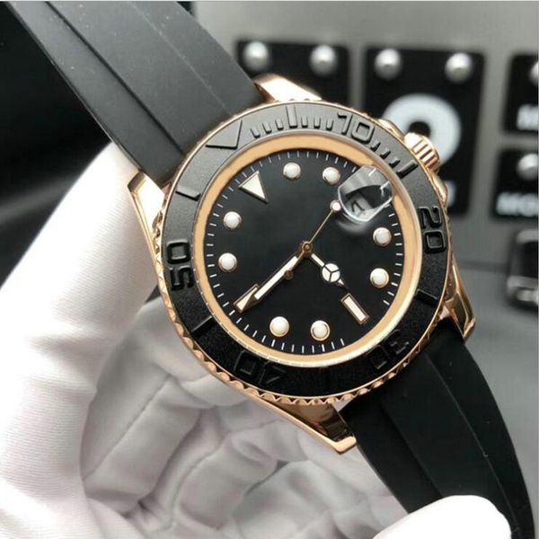 18k rose gold rubber watch bracelet fashion ceramic bezel mens watch 2813 automatic self-wind watches classic male wristwatch, Slivery;brown
18k rose gold rubber watch bracelet fashion ceramic bezel mens watch 2813 automatic self-wind watches classic male wristwatch, Slivery;brown