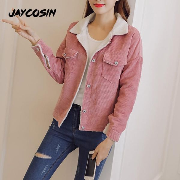 women's down & parkas jaycosin women winter warm corduroy jacket shirt casual vintage loose coat fashion parka slim fit mujer invierno, Black
women's down & parkas jaycosin women winter warm corduroy jacket shirt casual vintage loose coat fashion parka slim fit mujer invierno, Black