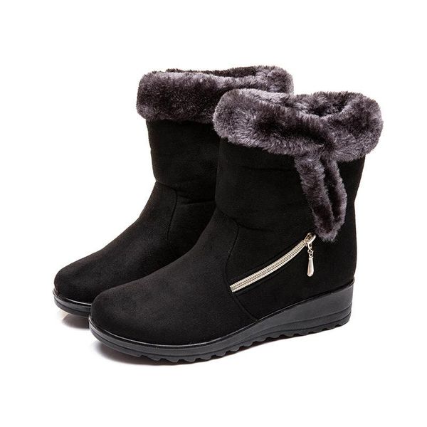 boots winter 2021 snow women warm plush mid calf slip on platform casual shoes low heel outdoor waterproof, Black
boots winter 2021 snow women warm plush mid calf slip on platform casual shoes low heel outdoor waterproof, Black