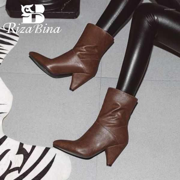 rizabina size 35-47 women ankle boots warm fur special heels pointed toe shoes women fashion solid color pu leather footwear1, Black
rizabina size 35-47 women ankle boots warm fur special heels pointed toe shoes women fashion solid color pu leather footwear1, Black