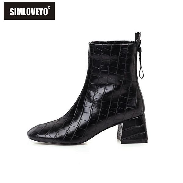 boots simloveyo autumn winter mid-calf square toe chunky heels zipper stone pattern solid big size 33-43 black white daily b2088
boots simloveyo autumn winter mid-calf square toe chunky heels zipper stone pattern solid big size 33-43 black white daily b2088