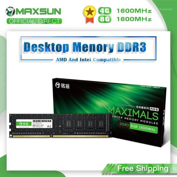 maxsun single memoria ram ddr3 4gb/8gb 1600mhz voltage 1.5v interface type 240pin lifetime warranty deskdimm for intel amd1
maxsun single memoria ram ddr3 4gb/8gb 1600mhz voltage 1.5v interface type 240pin lifetime warranty deskdimm for intel amd1