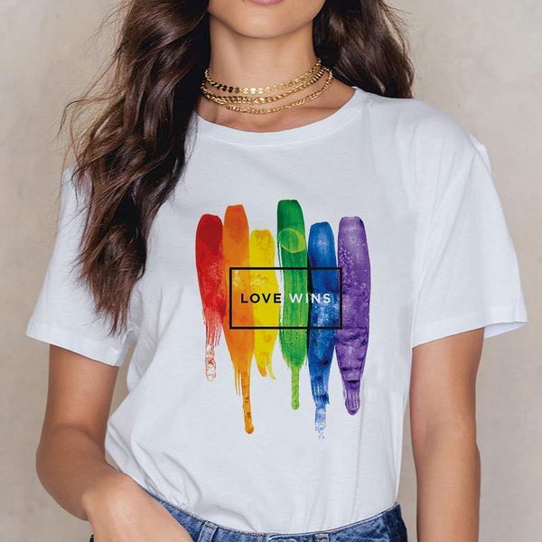 2020 latest ladies t shirt beautiful seven color rainbow t shirt gay romantic t shirt couple womens, White
2020 latest ladies t shirt beautiful seven color rainbow t shirt gay romantic t shirt couple womens, White