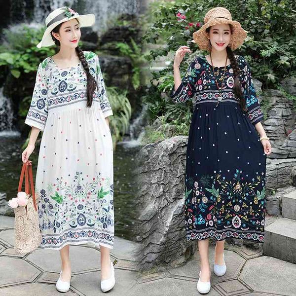 brocade cotton thin soft holiday travel dress print floral loose summer dress plus size women prairie chic midi, Black;gray
brocade cotton thin soft holiday travel dress print floral loose summer dress plus size women prairie chic midi, Black;gray