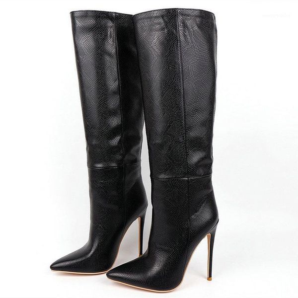 2020 winter new arrive fashion knee high boots thin high heels pointed toe western boots for woman big size 34-431, Black
2020 winter new arrive fashion knee high boots thin high heels pointed toe western boots for woman big size 34-431, Black