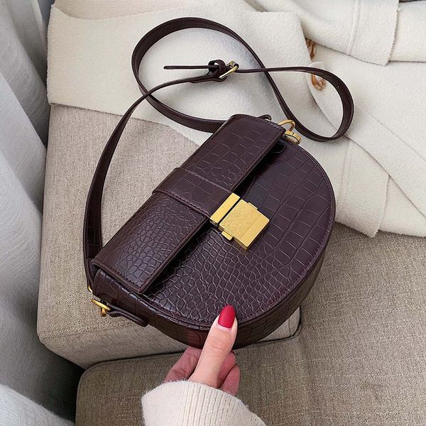 stone pattern pu leather saddle bag for women 2020 designer branded shoulder handbags female tending small crossbody bag c1019
stone pattern pu leather saddle bag for women 2020 designer branded shoulder handbags female tending small crossbody bag c1019