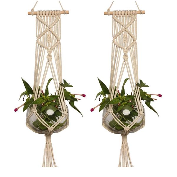 1pc large-sized plant hanger basket handmade rope pots holder fine hemp rope net flower pot plant wmtkhx
1pc large-sized plant hanger basket handmade rope pots holder fine hemp rope net flower pot plant wmtkhx