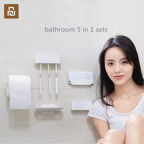 new youpin hl 5 in 1 gadgets for bathroom mobile phone case soapbox toilet roll holder
new youpin hl 5 in 1 gadgets for bathroom mobile phone case soapbox toilet roll holder