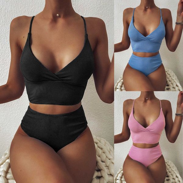 women's swimming suit 2021women striped push up high cut hight waist halter bikini set two piece swimsuit swimwear biquinis, White;black
women's swimming suit 2021women striped push up high cut hight waist halter bikini set two piece swimsuit swimwear biquinis, White;black