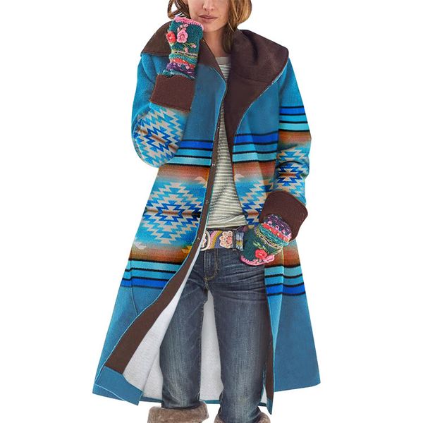 2020 europe autumn and winter foreign trade womens new long sleeve coat print panel long woolen coat, Black
2020 europe autumn and winter foreign trade womens new long sleeve coat print panel long woolen coat, Black