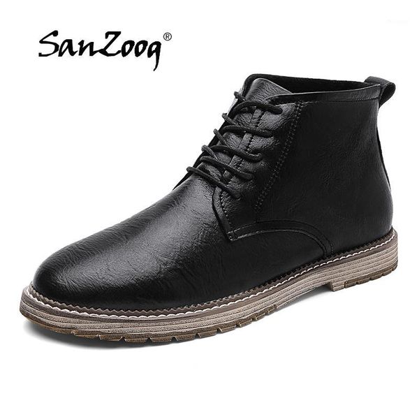 sanzoog men leather ankle casual boots botas hombre cuero bota masculina botines mens high shoes botte homme man microfiber1, Black
sanzoog men leather ankle casual boots botas hombre cuero bota masculina botines mens high shoes botte homme man microfiber1, Black