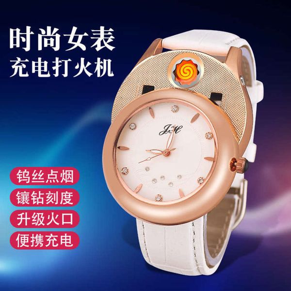 usb creative ladies watch charging lighter metal watch electronic cigarette lighter business gift, Silver
usb creative ladies watch charging lighter metal watch electronic cigarette lighter business gift, Silver