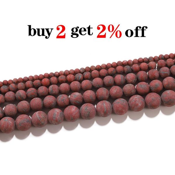 1strand lot natural stone dull polish matte sesame red brecciated jaspers bead round loose spacer beads for diy jewelry making h jllqrn
1strand lot natural stone dull polish matte sesame red brecciated jaspers bead round loose spacer beads for diy jewelry making h jllqrn