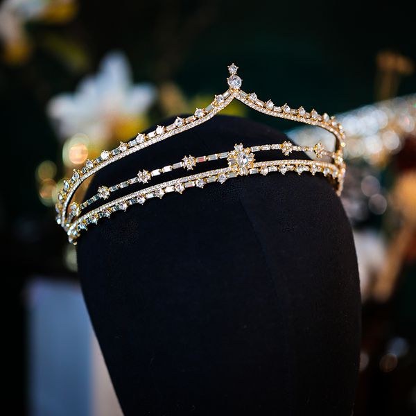 lstory inlaid diamond three design bridal gold crown studio with makeup wedding dress headdress m, Silver
lstory inlaid diamond three design bridal gold crown studio with makeup wedding dress headdress m, Silver