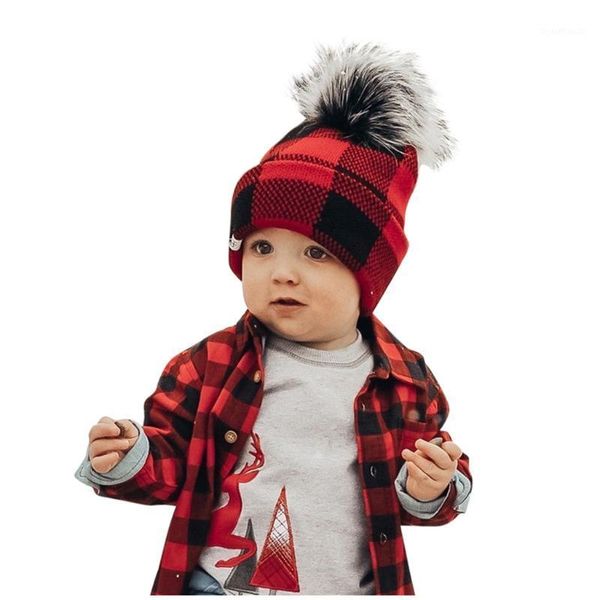 1pcs parent-child outfit plaid hairball lattice hat mom and baby knitting keep warm hat keep warm in autumn and winter sombrero1
1pcs parent-child outfit plaid hairball lattice hat mom and baby knitting keep warm hat keep warm in autumn and winter sombrero1