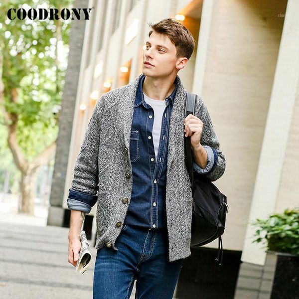 coodrony brand sweater men 2020 new arrivals streetwear fashion casual cardigan men autumn winter thick warm sweater coat y11641, White;black
coodrony brand sweater men 2020 new arrivals streetwear fashion casual cardigan men autumn winter thick warm sweater coat y11641, White;black