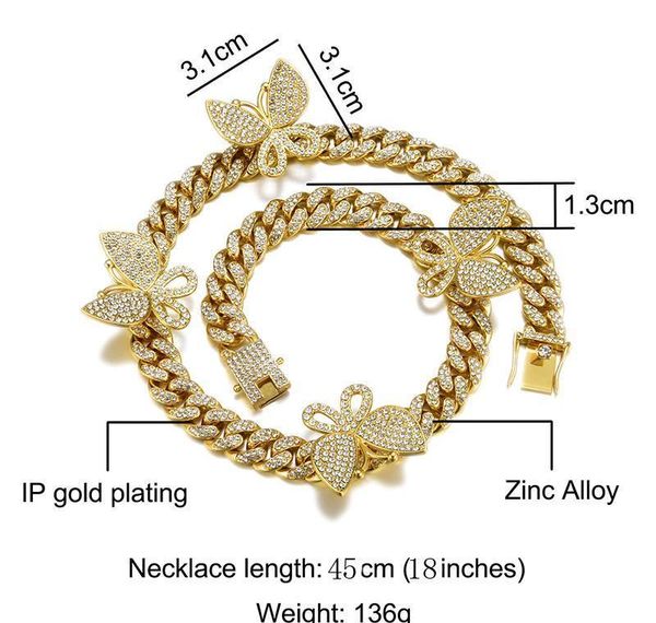 fashion style hiphop butterfly pendant necklace full crystal diamond women iced out bling butterfly necklace jewelry sqcosnf hat7890, Silver
fashion style hiphop butterfly pendant necklace full crystal diamond women iced out bling butterfly necklace jewelry sqcosnf hat7890, Silver