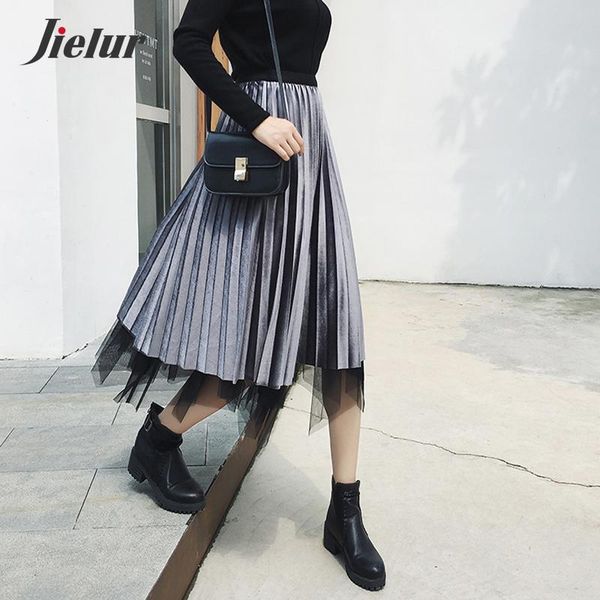 women skirt autumn winter velvet elastic waist slim pleated skirts womens chic solid color high waist skirt saia faldas, Black
women skirt autumn winter velvet elastic waist slim pleated skirts womens chic solid color high waist skirt saia faldas, Black
