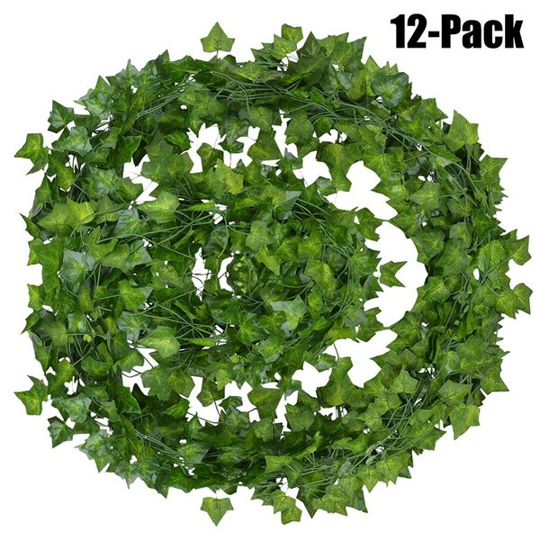 12packs artificial ivy flower garland fake vines leaf hanging plants garland wedding home garden office wedding wall decoration 1029
12packs artificial ivy flower garland fake vines leaf hanging plants garland wedding home garden office wedding wall decoration 1029