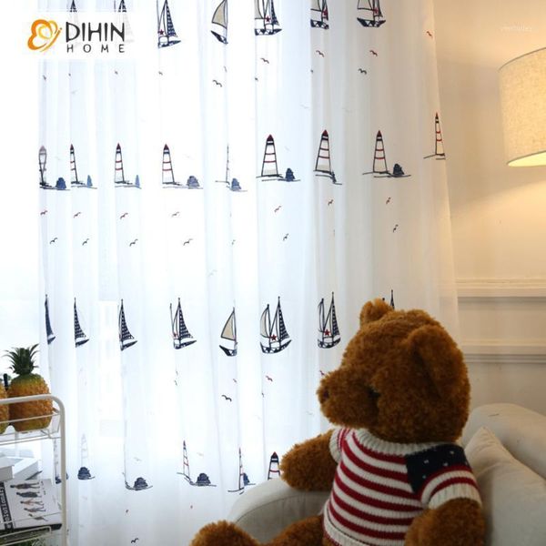 curtain & drapes dihin 1 pc cartoon boat embroidered curtains for children living room window screening sheer voile1
curtain & drapes dihin 1 pc cartoon boat embroidered curtains for children living room window screening sheer voile1