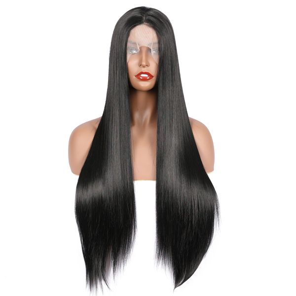 costume accessories 26 inch lace front wig synthetic silky straight swiss lace for black women cosplay glueless heat resistant daily wig, Silver
costume accessories 26 inch lace front wig synthetic silky straight swiss lace for black women cosplay glueless heat resistant daily wig, Silver