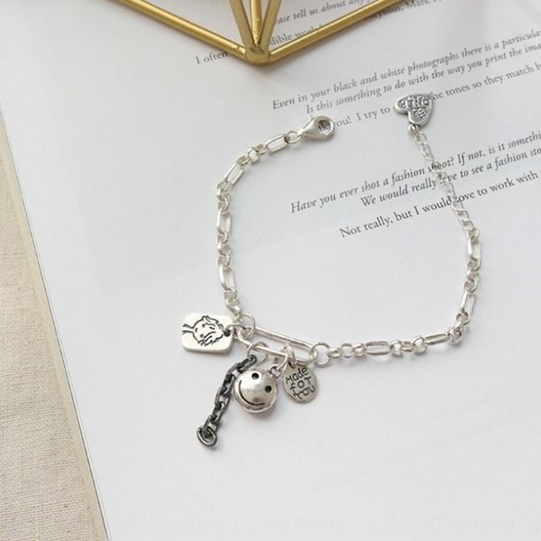925 silver smiling face bracelet for women korean version fashionable and simpleversatile gift accessories bracelet accessoriesaccessories a, Golden;silver
925 silver smiling face bracelet for women korean version fashionable and simpleversatile gift accessories bracelet accessoriesaccessories a, Golden;silver