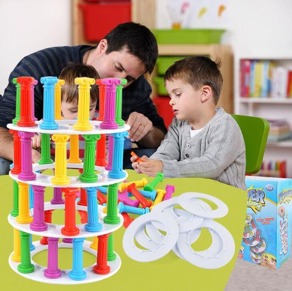 Toy Tower Collapse Suck Stick Board Game Punishment Children Puzzle Fun Toys Wj 01