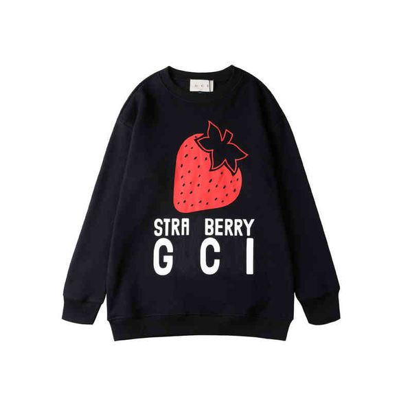 autumn and winter round neck pullover cotton fried street strawberry printing loose version street trendsetter slim fashion category clothin, Black
autumn and winter round neck pullover cotton fried street strawberry printing loose version street trendsetter slim fashion category clothin, Black