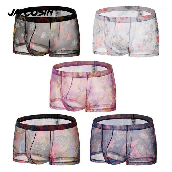 underpants jaycosin men's cool underwear breathable appealing lace mesh printing teasing boxer panties1, Black;white
underpants jaycosin men's cool underwear breathable appealing lace mesh printing teasing boxer panties1, Black;white