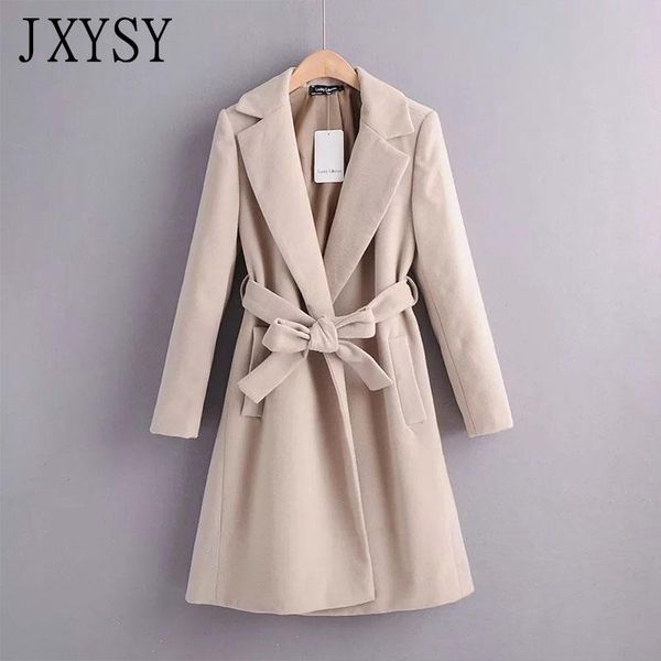 2020 autumn winter woolen coat women fashion mid-long matching belt warm woolen blends female elegant outerwear jacket coat, Black
2020 autumn winter woolen coat women fashion mid-long matching belt warm woolen blends female elegant outerwear jacket coat, Black