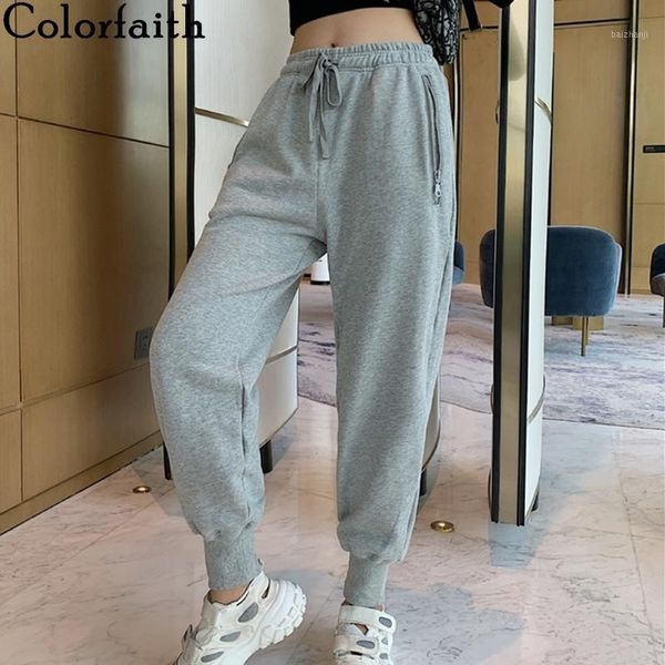 colorfaith 2019 spring winter women pants high elastic waist casual zipper pockets sweat sports joggers lace up trousers p39841, Black;white
colorfaith 2019 spring winter women pants high elastic waist casual zipper pockets sweat sports joggers lace up trousers p39841, Black;white
