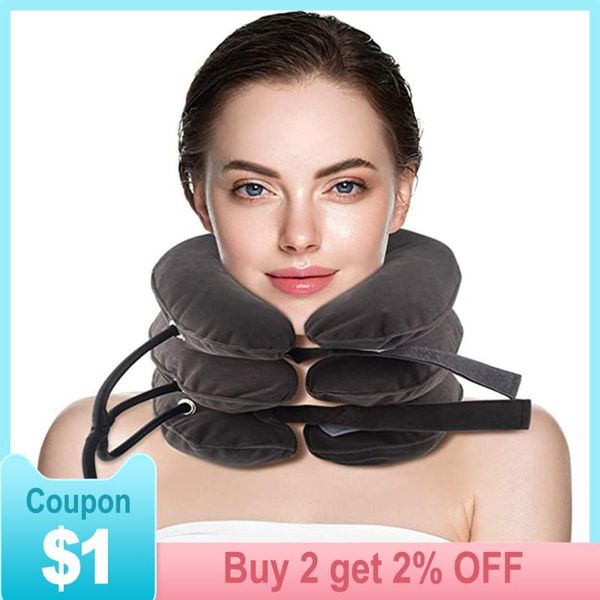 electric massagers full velvet neck traction device household inflatable collar vertebra massager cervical
electric massagers full velvet neck traction device household inflatable collar vertebra massager cervical