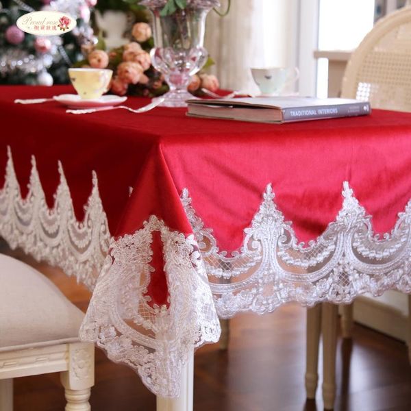proud rose luxury red lace table cloth gold velvet table cover chair cushions pad round tablecloths wedding supplies cover 
proud rose luxury red lace table cloth gold velvet table cover chair cushions pad round tablecloths wedding supplies cover