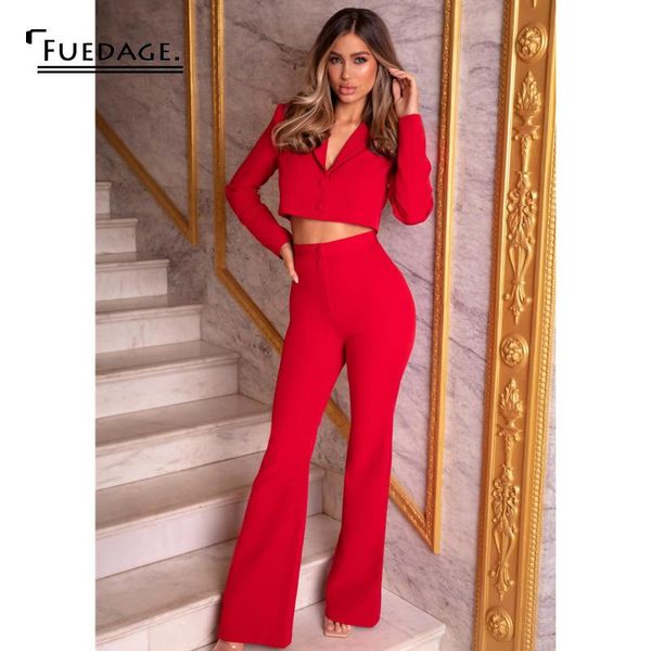 fuedage solid red 2 piece set women v neck crop and pants two piece set button down office lady autumn winter slim tracksuit, Gray
fuedage solid red 2 piece set women v neck crop and pants two piece set button down office lady autumn winter slim tracksuit, Gray