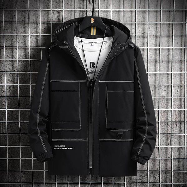 men's down & parkas boutique coat winter 2021 korean thickened cotton jacket casual, Black
men's down & parkas boutique coat winter 2021 korean thickened cotton jacket casual, Black