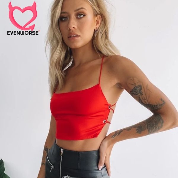 bomblook spaghtetti strap crop women 2020 summer fashion solid backless tees sleeveless vest clubwear streetwear 1014, White
bomblook spaghtetti strap crop women 2020 summer fashion solid backless tees sleeveless vest clubwear streetwear 1014, White